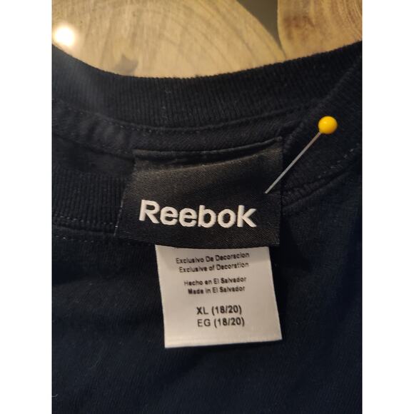 Reebok Pittsburg Steelers football distressed logo graphic tee t-shirt XL - Picture 4 of 8